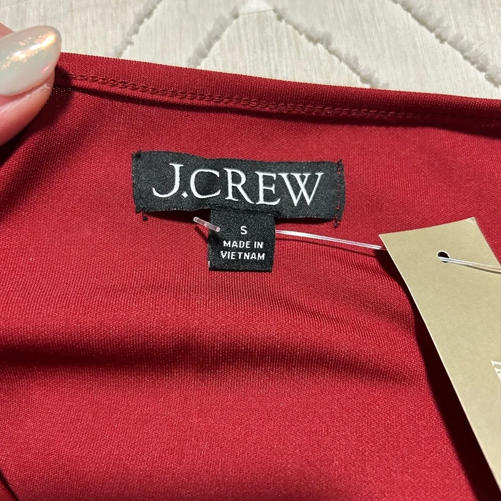 J. Crew Long sleeve dress in jersey crepe